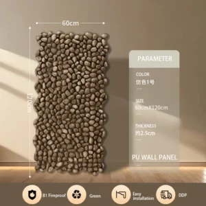 pu stone wall panel