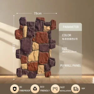 pu stone wall panel