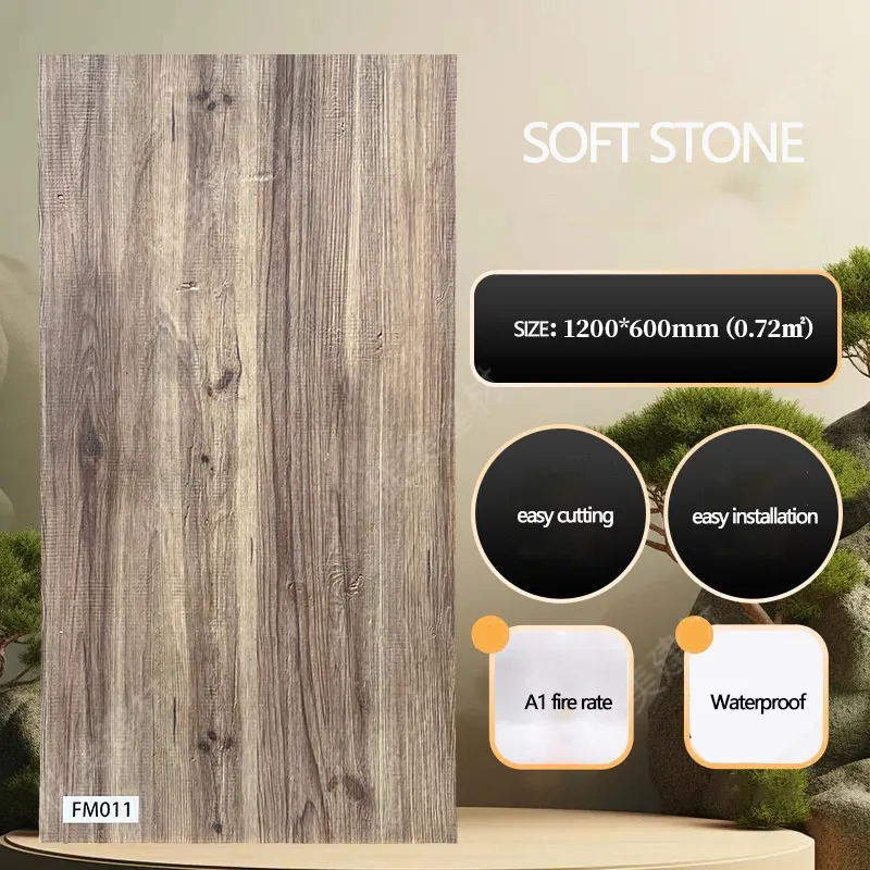 120 x 60cm soft stone wall panel wood vein-11 120 x 60cm soft stone wall panel wood vein