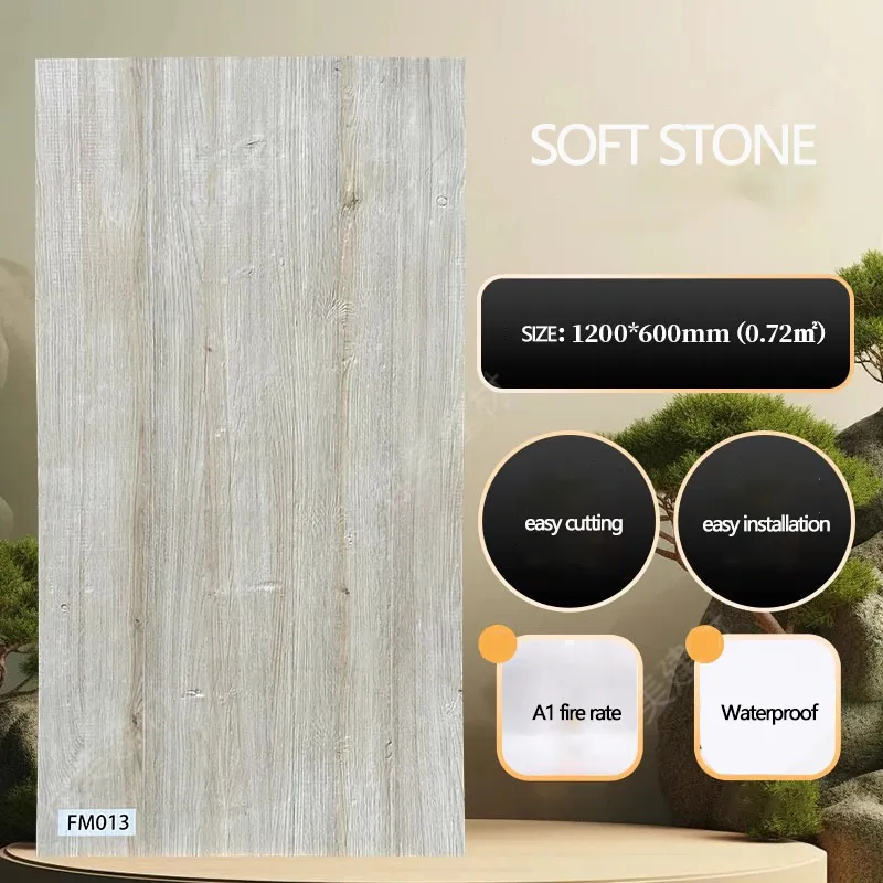 120 x 60cm soft stone wall panel wood vein-17 120 x 60cm soft stone wall panel wood vein